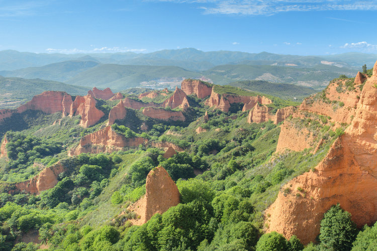 Las "huellas romanas" más bonitas de España - Las Médulas (León)